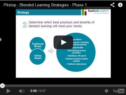 Blended Learning Pitstop Video